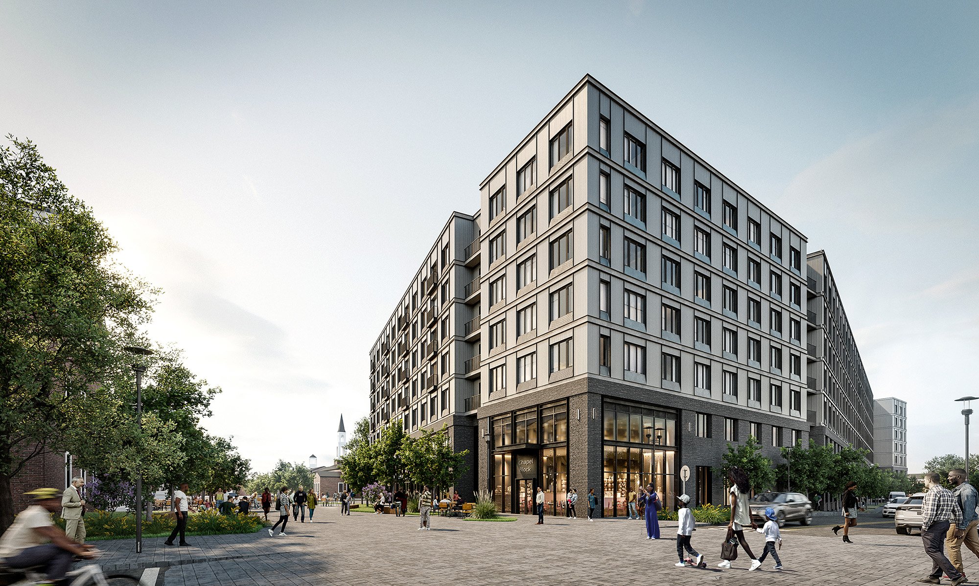 Navy Yard Normandy Place rendering