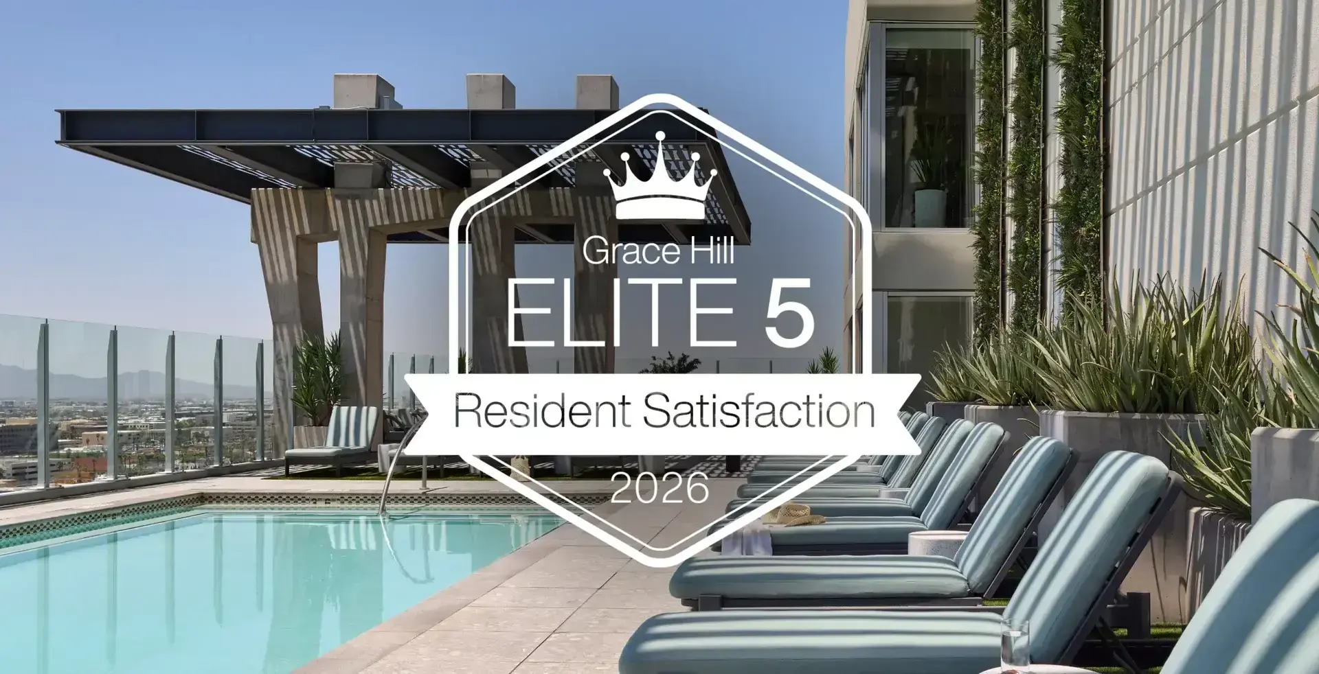 Grace Hill ELITE 5 Resident Satisfaction 2026 Award given to AVE
