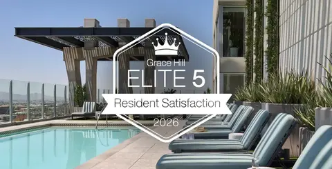 Grace Hill ELITE 5 Resident Satisfaction 2026 Award given to AVE
