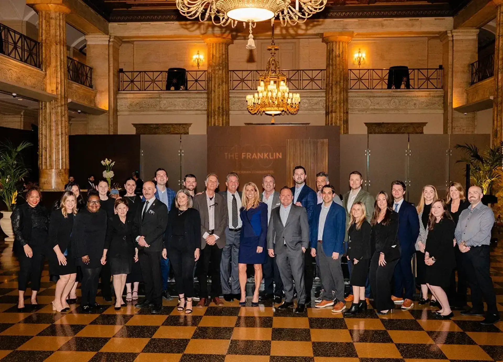 Korman team group shot at The Franklin Residences