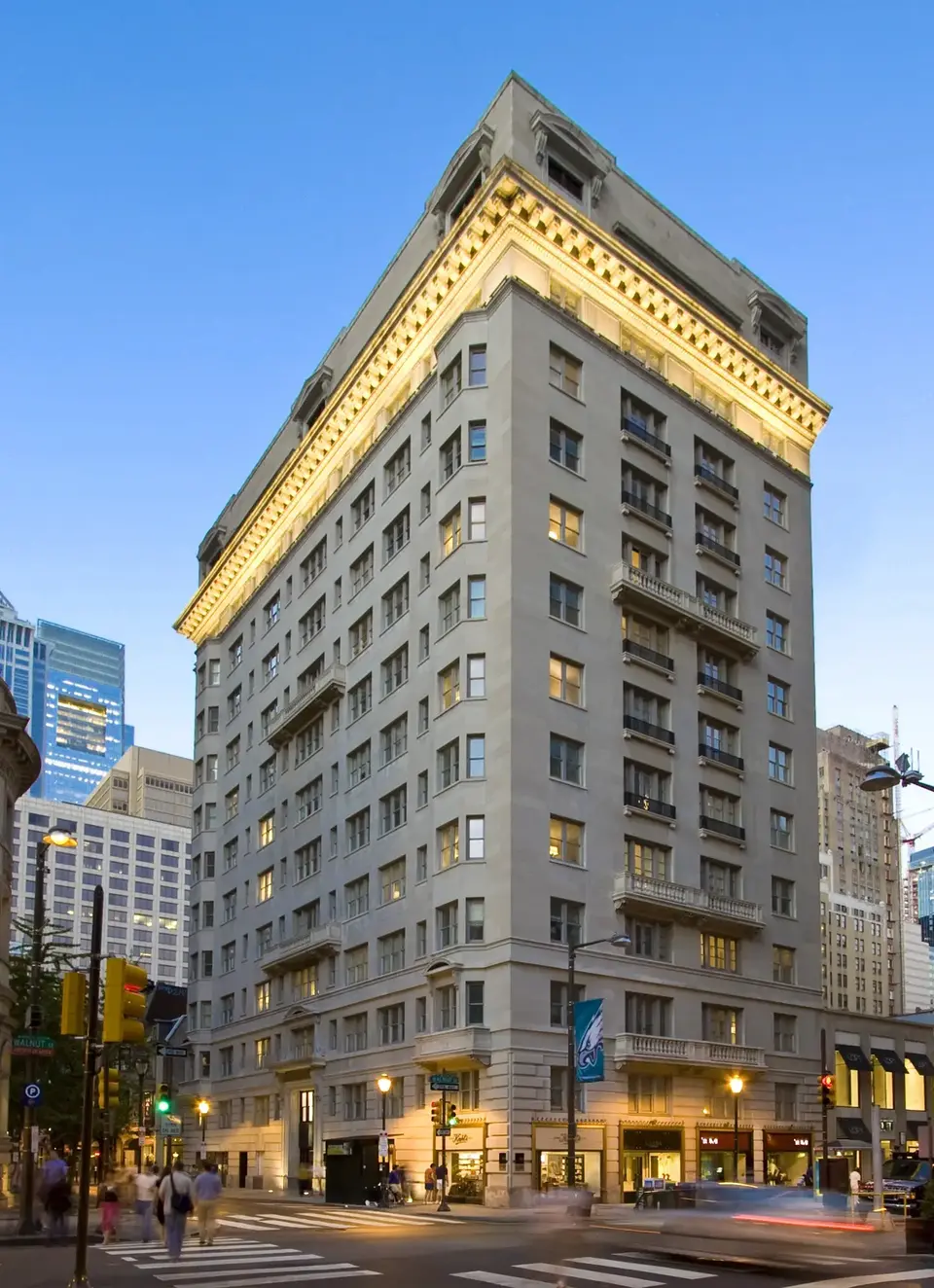 AKA Rittenhouse Square exterior building from a side