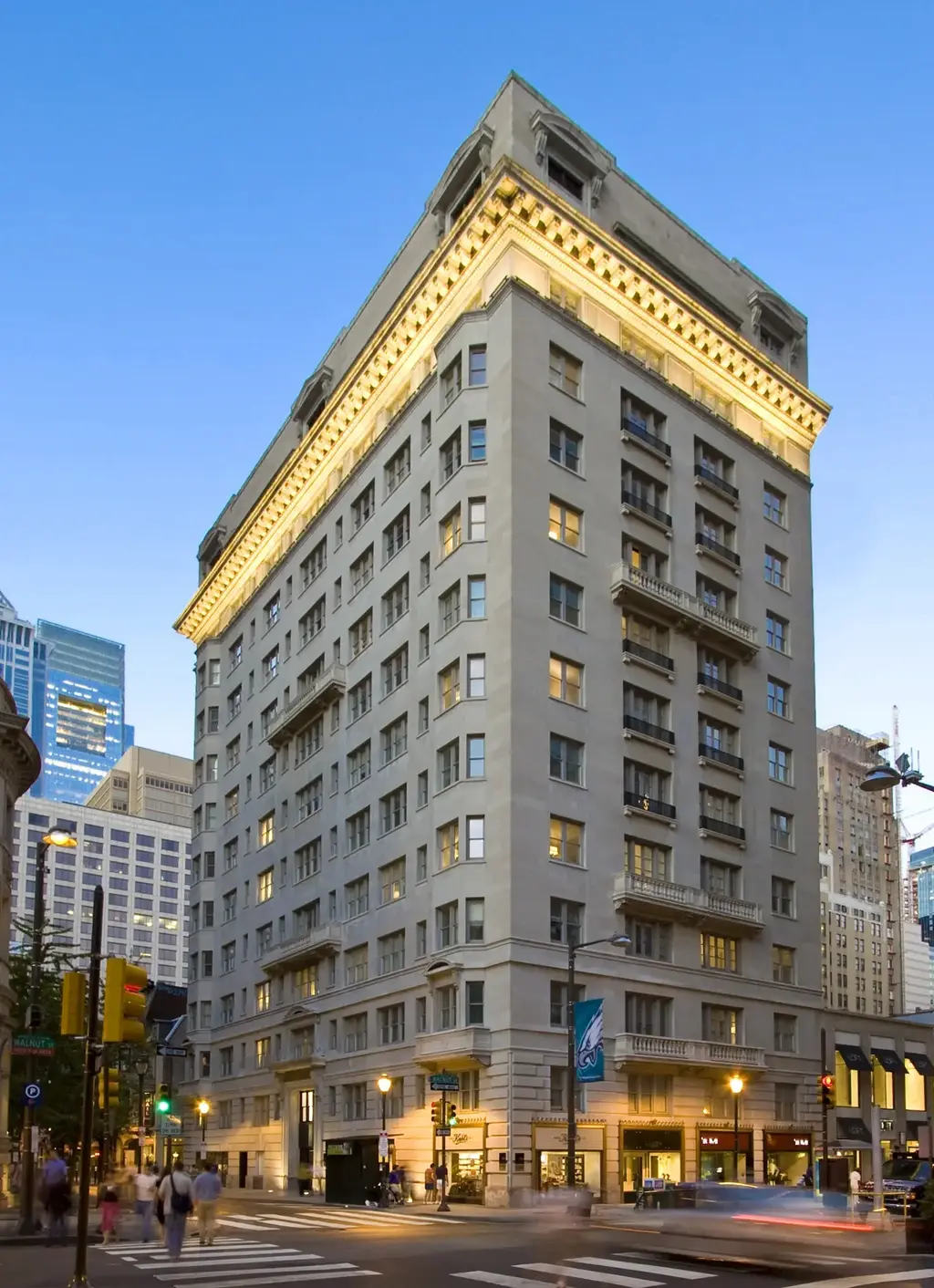 AKA Rittenhouse Square exterior building from a side