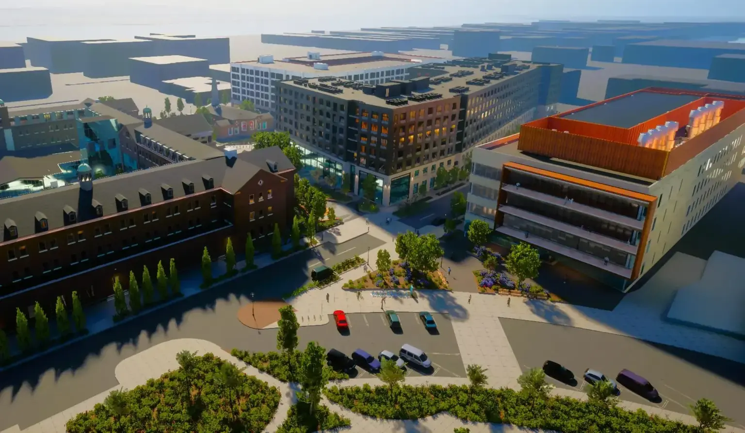 Navy Yard Chapel Block ariel rendering
