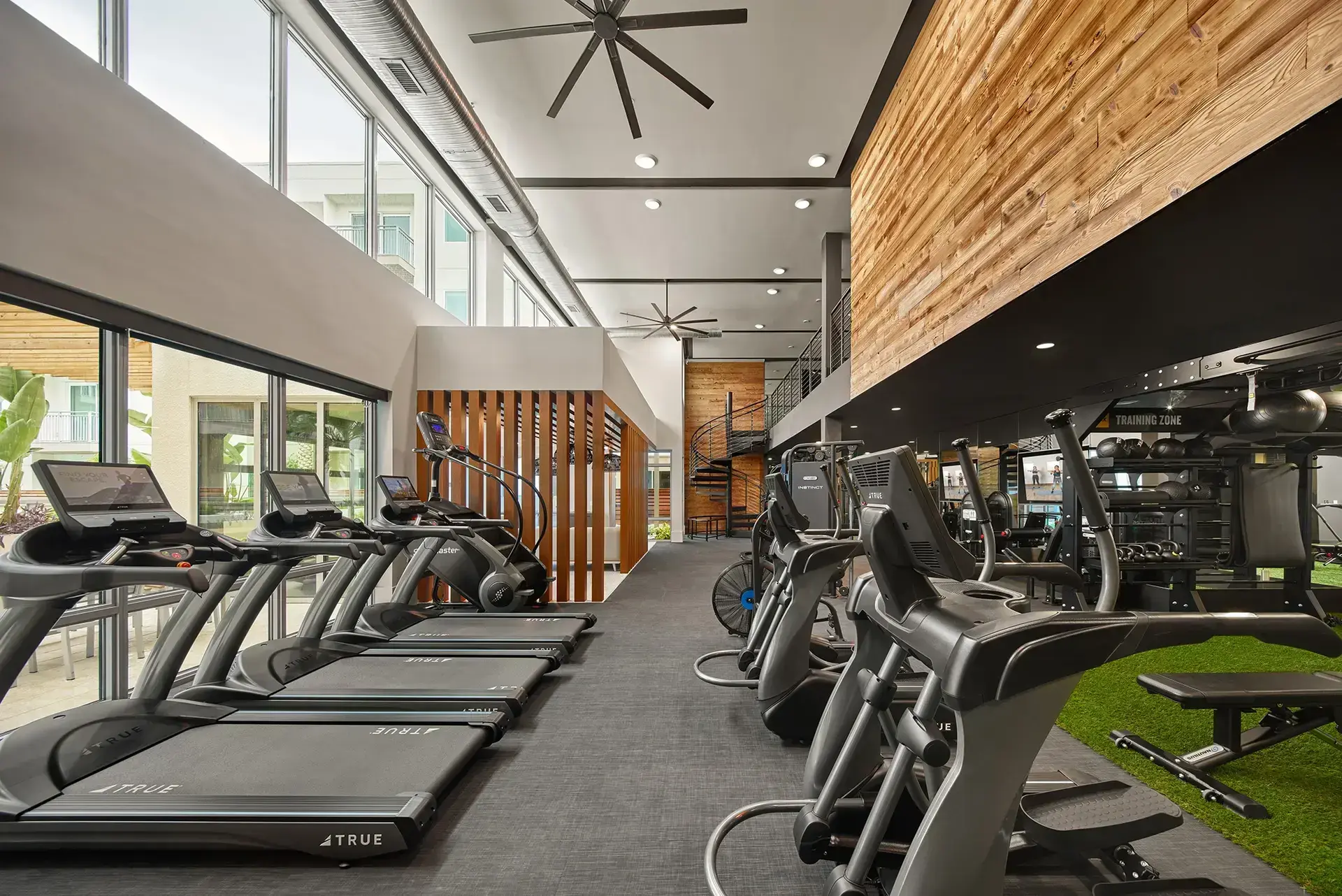 AVE Tampa Riverwalk on-site gym with state of the art equipment