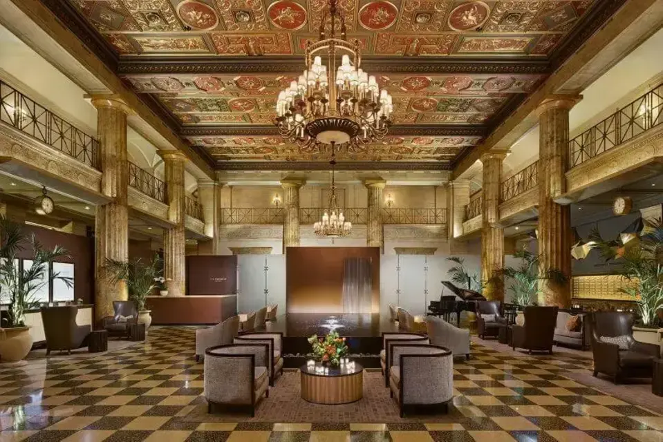 Korman Communities restored the exquisite lobby of the Franklin Residences in 2012