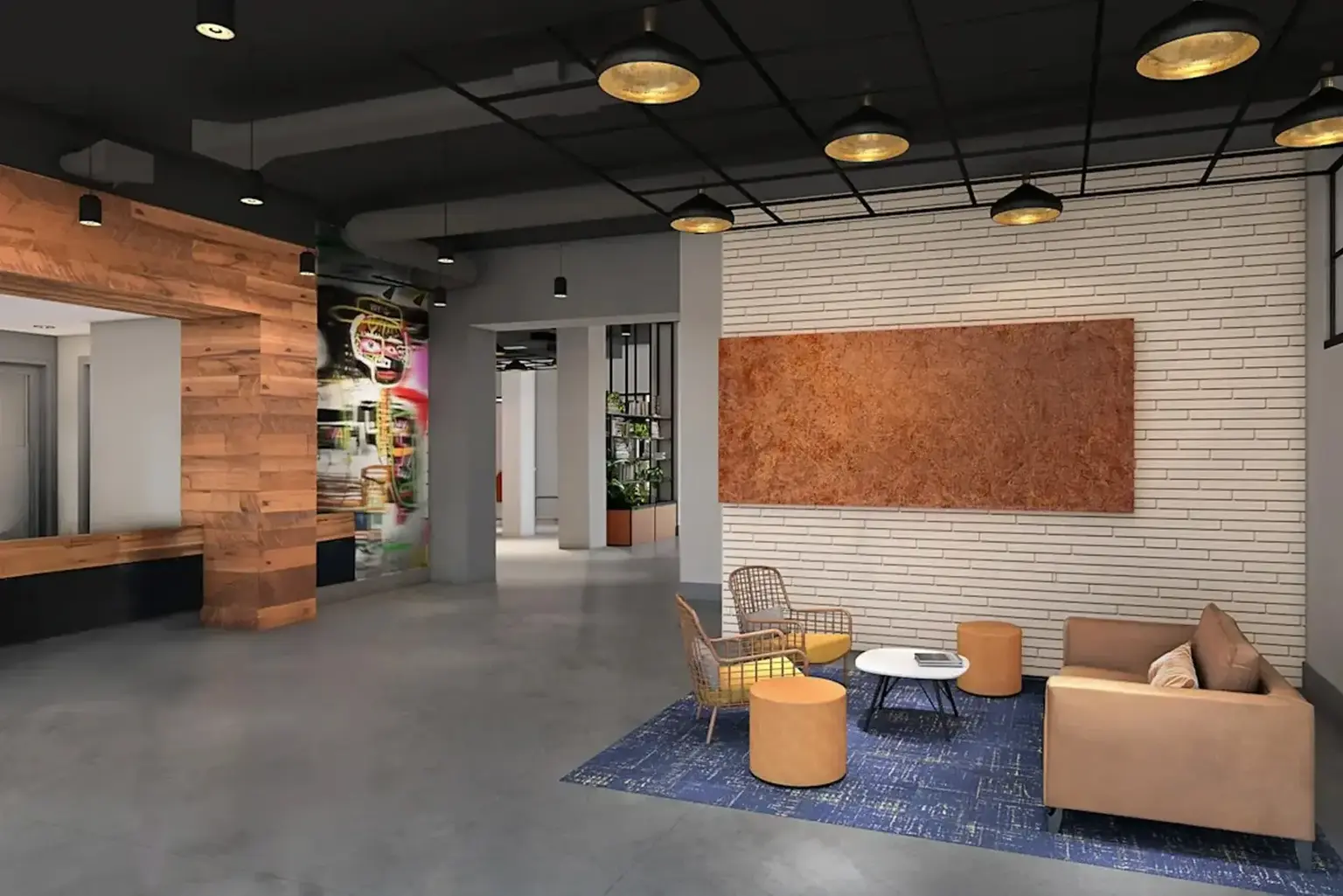 AVE Navy Yard Constitution Lobby Rendering 