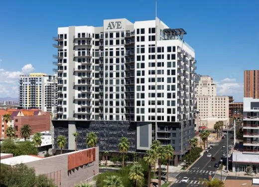 Exterior view of AVE SKY main building 