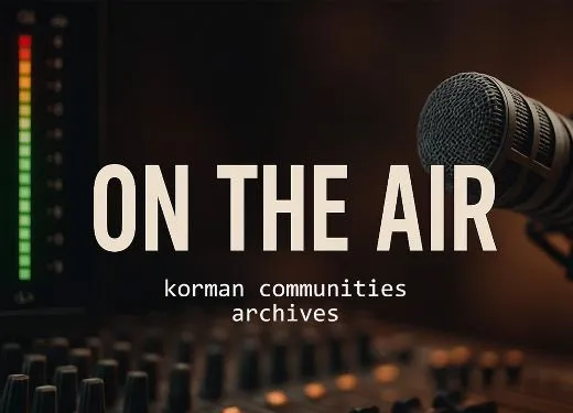 Korman Communities Archives - image with words "On Air" with a close up of a microphone